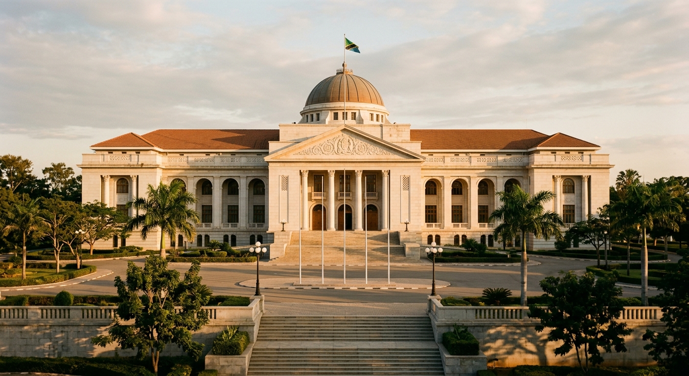 Tanzanian government building exterior